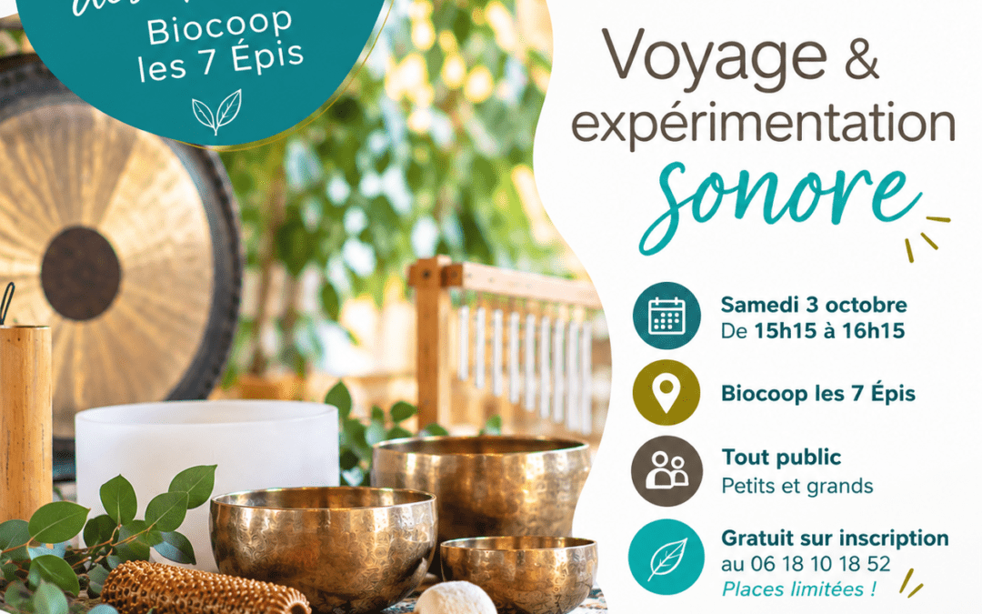 Voyage et expérimentation sonore – Festival 40 ans Biocoop les 7 épis